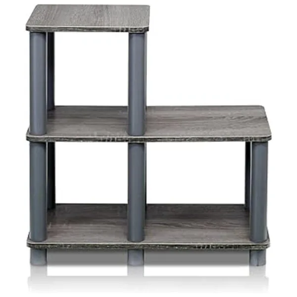 Furinno TurnNTube Estante decorativo roble francésgris_3