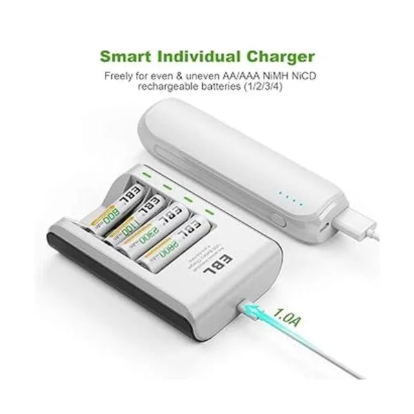 EBL Paquete de 8 pilas AAA de 1100 mAh batería_2