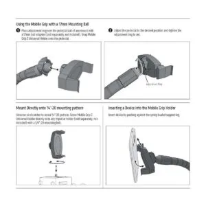 Arkon Mobile Grip 2 Soporte para iPhone 7 6S Plus 6_2