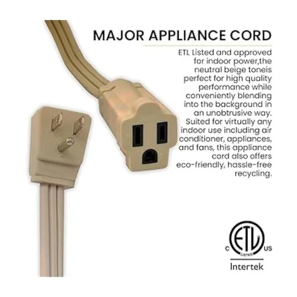 GoGreen Power GG25609 Cable de electrodoméstico SPT de