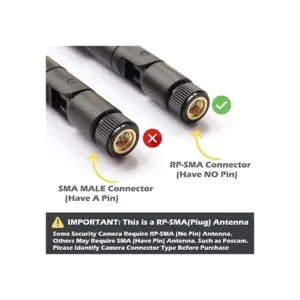 TECHTOO 9dBi Omni WiFi Antenna with RPSMA Connector for_2