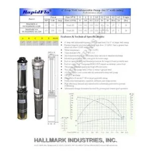Hallmark Industries MA0343X4 bomba sumergible para pozos_4