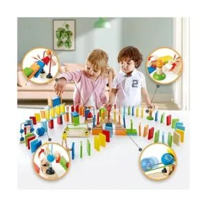Juego de dominó de madera para niños Dynamo de Hape_3