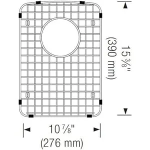 BLANCO Rejilla de fregadero de acero inoxidable con_2