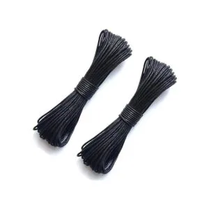 LWR CRAFTS Cordón de algodón encerado de 0.079 in 45 pies_3