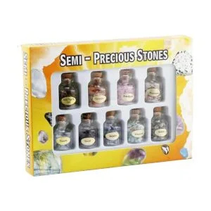Sunyik 9 Juego de minibotellas con gemas para curación_2