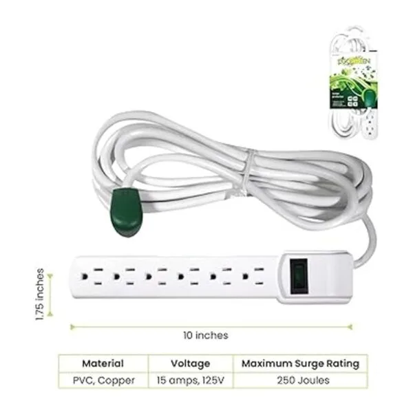 Gogreen Power GG16103M12 Protector de sobretensión de 6