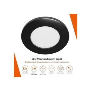 Dream Lighting 2 W empotrada LED Down Light Blanco