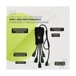 GoGreen Power GG5OCT Protector de sobretensiones de 5