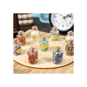 Sunyik 9 Juego de minibotellas con gemas para curación_5