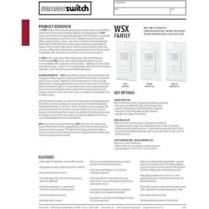 Sensor Switch WSX PDT IV Sensor de interruptor de pared_2