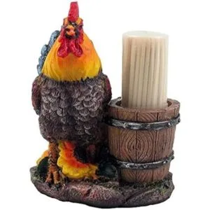 Farm Rooster and Old Fashioned Water Pail Juego de_2