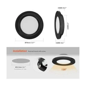 Dream Lighting Dispositivo de iluminación LED empotrado_3