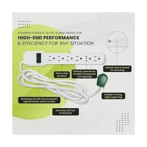 GoGreen Power GG16106MS 6 Protector de sobrecarga con