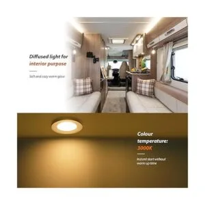 Lámpara LED empotrada en techo Dream Lighting 2W luz_2