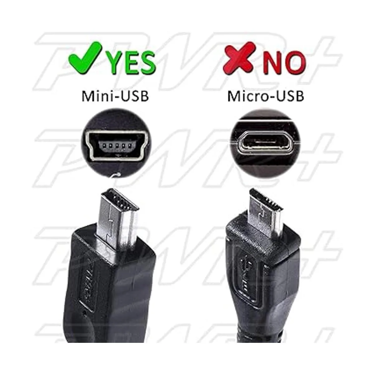 Pwr Cable de carga USB de 6 pies para cámara de acción_3