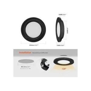 Dream Lighting 2 W empotrada LED Down Light Blanco