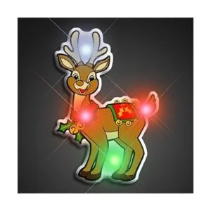 FlashingBlinkyLights Juego de 5 pines de solapa con luces_5
