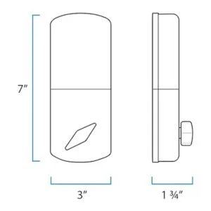 MiLocks DFK02SN Combo de cerrojo de entrada sin llave y_4