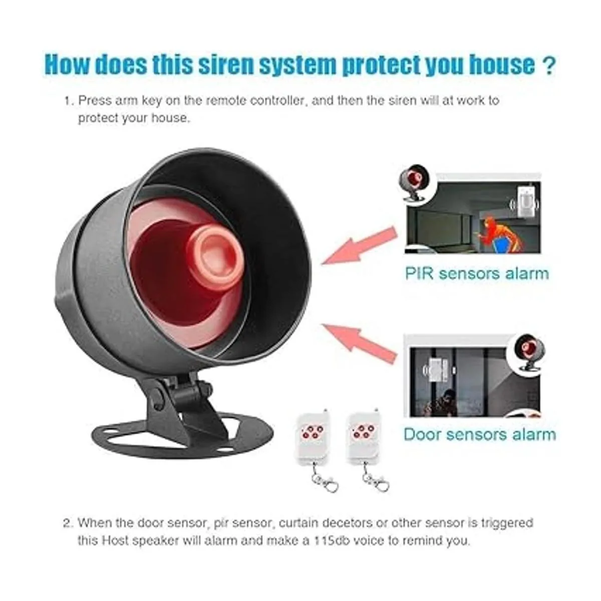 KERUI Sistema de seguridad para el hogar mejorado para_3