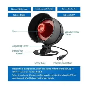 KERUI Sistema de seguridad para el hogar mejorado para_2