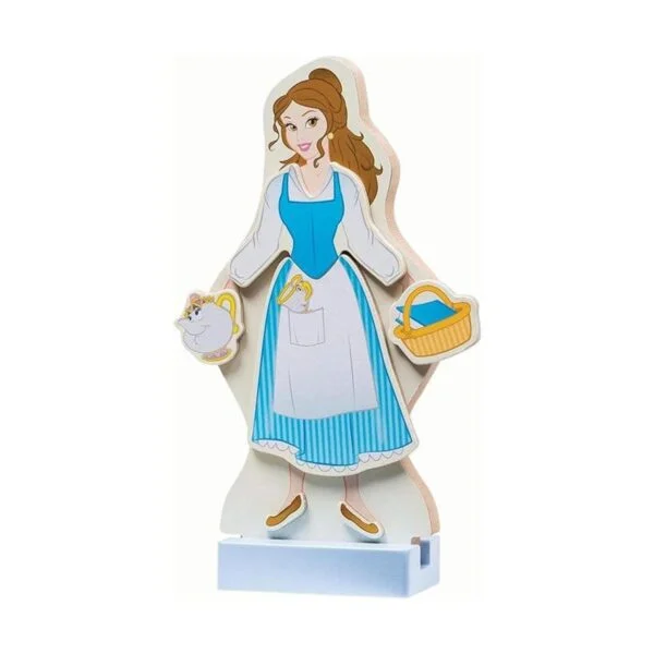Melissa Doug Disney Belle Juego de muñecas magnéticas_5