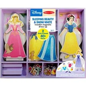 Juego de princesas de madera con vestidos magnéticos para_1