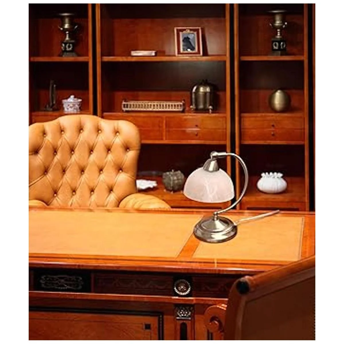 Elegant Designs LT2029BSN Lámpara de escritorio de mesa_3