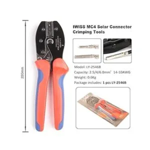 Iwiss herramientas de prensar solares para cable PV de_2