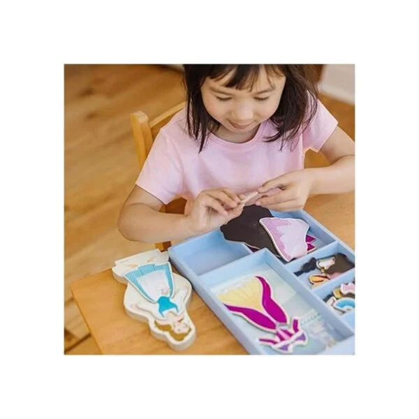 Melissa Doug Disney Belle Juego de muñecas magnéticas_2