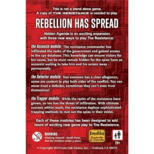 Juego de cartas la resistencia agenda oculta_3