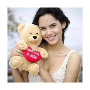 Oso de peluche gracioso Hollabears con texto en inglés_3