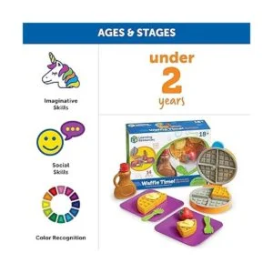 Learning Resources Set de gofres de juguete New Sprouts_5