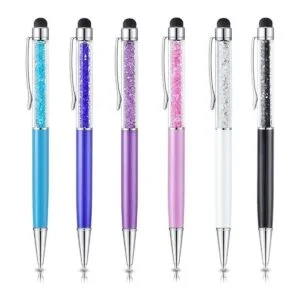 OKRAY Juego de 6 lápices capacitivos 2 en 1 bolígrafo_1