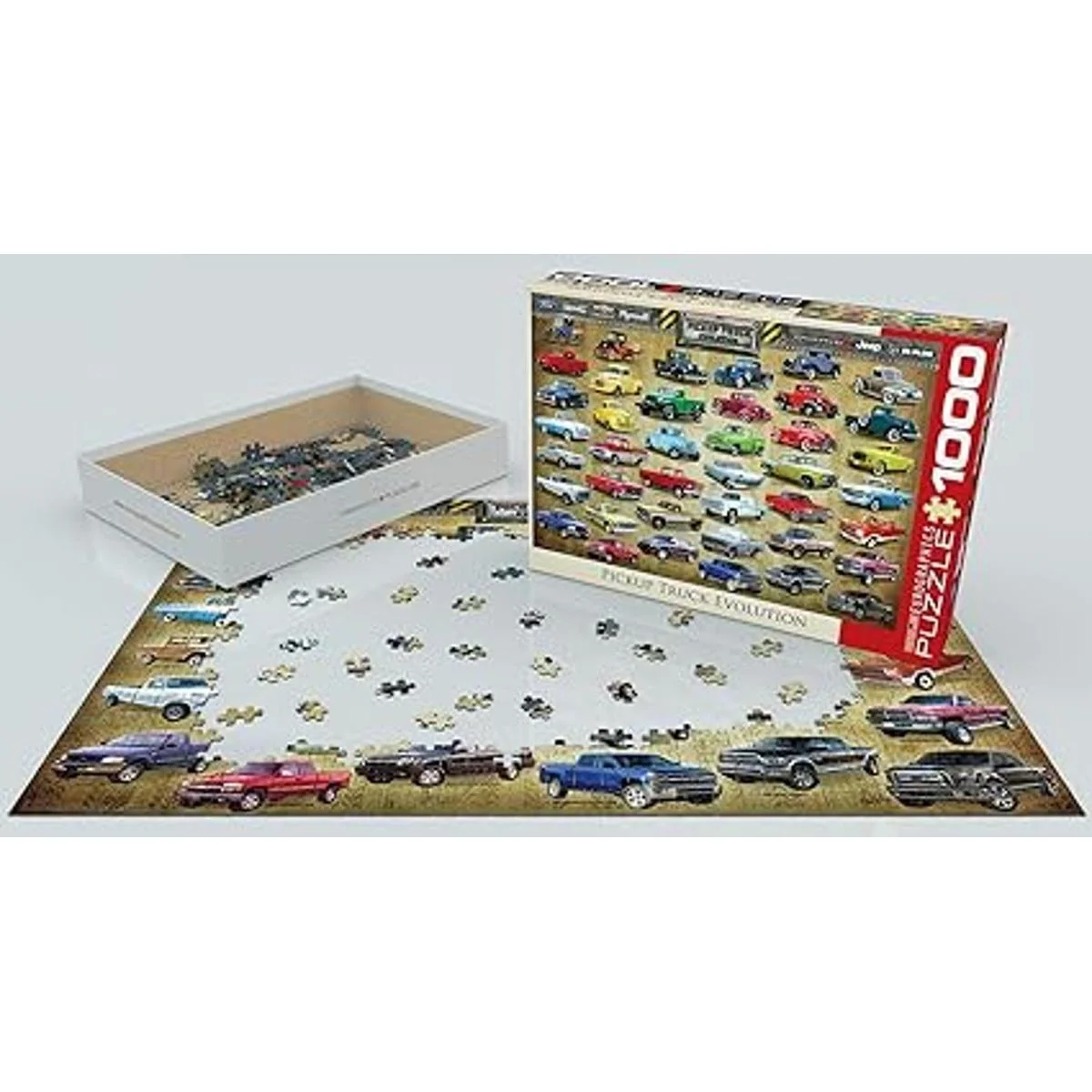 EuroGraphics Pickup Truck Evolution Puzzle 1000 piezas_3