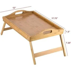 Bandeja de cama Homeit con patas plegables bandeja para_5