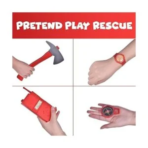 Disfraz de bombero con 10 piezas juego de roles set para_4