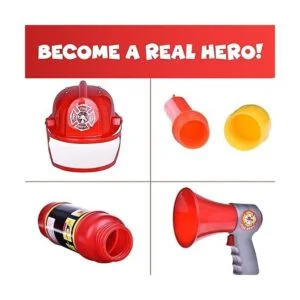 Disfraz de bombero con 10 piezas juego de roles set para_5