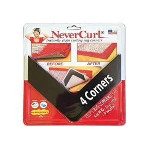 NeverCurl Adhesivo para aflombras que evita que se_1