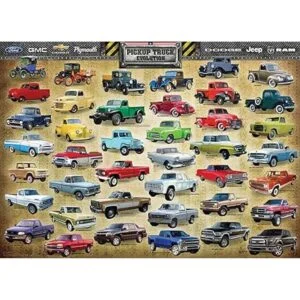 EuroGraphics Pickup Truck Evolution Puzzle 1000 piezas_2