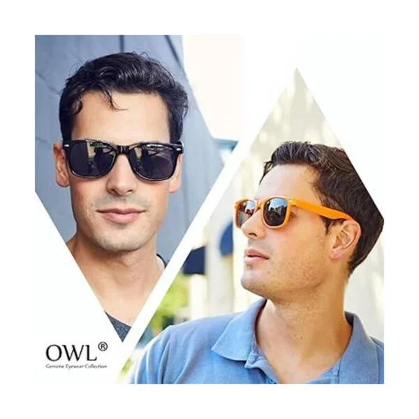 Gafas de sol clásicas vintage con lentes ahumadas marco_4