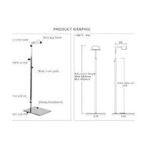 2 unidades de estante de metal para bolso de mano_4