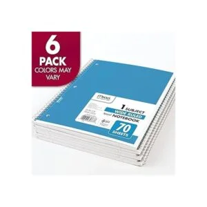 Mead Cuaderno de espiral 1 materia papel de rayas 70_5