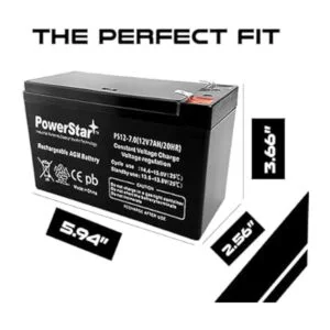 Powerstar Batería de repuesto para Verizon Fios ML712 12_3