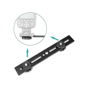 Neewer Soporte de trípode de doble cámara de 8 pulgadas_4