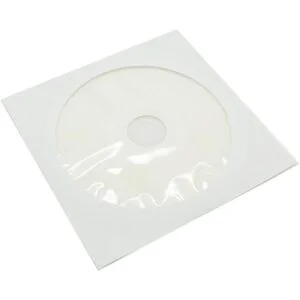 Maxtek 1000 unidades de papel blanco CD DVD fundas de_4