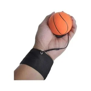 GOGO Pack de 6 bolas de goma con correa para la muñeca y_4