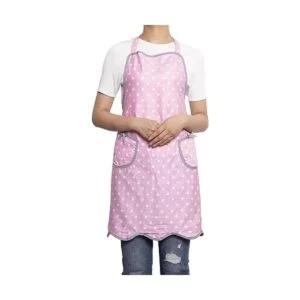 Delantal de tela de lona de algodón para mamá y yo estilo_2
