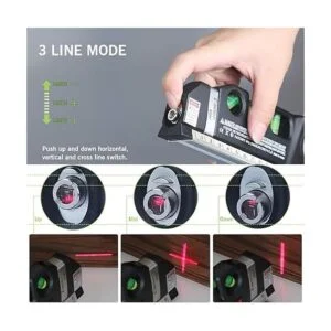 Nivel láser multipropósito con cinta medidora con 8 pies_3