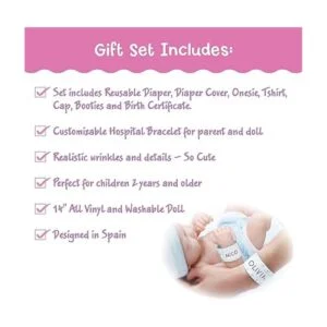 Newborn Nursery Set de regalo de 8 piezas de ajuar de_2